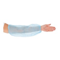 MANGUITO POLIPROPILENO AZUL 45cm (cx100un)